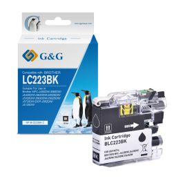 Cartouche compatible de première qualité LC223BK Brother - noire