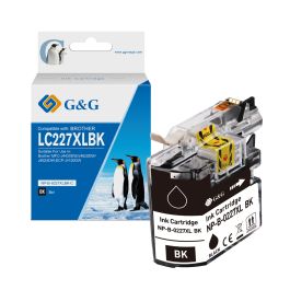 Cartouche compatible de première qualité LC227XLBK Brother - noire