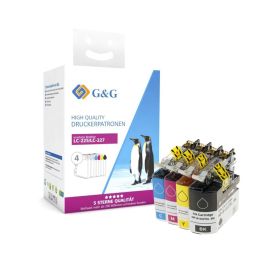 Cartouches compatible de première qualité LC227XLVALBP Brother - multipack 4 couleurs : noire, cyan, magenta, jaune