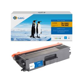 Toner compatible de première qualité TN329C Brother - cyan