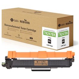 Toner compatible de première qualité TN247BK Brother - noir
