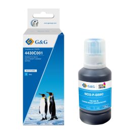 Bouteille d'encre compatible de première qualité 4430C001 / GI-56 C Canon - cyan