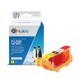 Cartouche compatible de première qualité 4543B001 / CLI-526 Y Canon - jaune