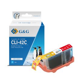 Cartouche compatible de première qualité 6385B001 / CLI-42 C Canon - cyan