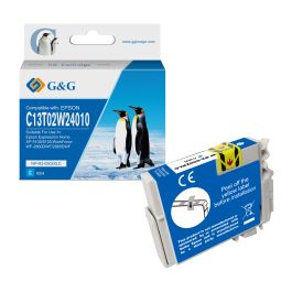 Cartouche compatible de première qualité C13T02W24010 / 502XL Epson - cyan