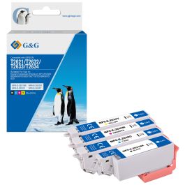 Cartouches compatible de première qualité C13T26164010 / 26 Epson - multipack 4 couleurs : noire, cyan, magenta, jaune