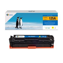 Toner compatible de première qualité CB542A / 125A HP - jaune