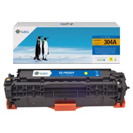 Toner compatible de première qualité CC532A / 304A HP - jaune
