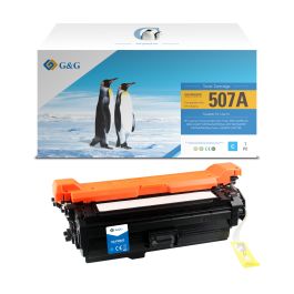 Toner compatible de première qualité CE401A / 507A HP - cyan