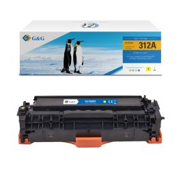 Toner compatible de première qualité CF382A / 312A HP - jaune