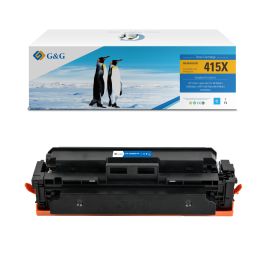Toner compatible de première qualité W2031XC / 415X HP - cyan
