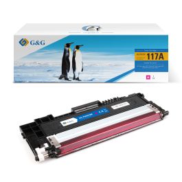 Toner compatible de première qualité W2073A / 117A HP - magenta