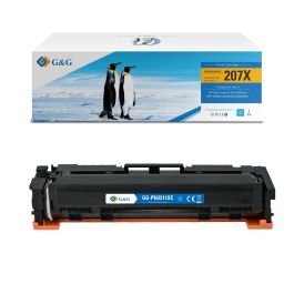 Toner compatible de première qualité W2211X / 207X HP - cyan