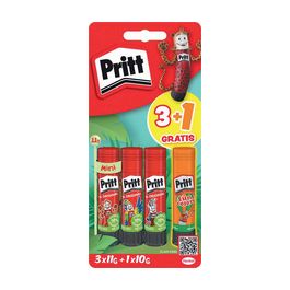 Pritt Bâton de colle BTS 2025, multipack, 3x 11 g + 1x 10 g
