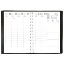 QUO VADIS EXDI Agenda "OLYMPE S", 160 x 240 mm, 2027, noir