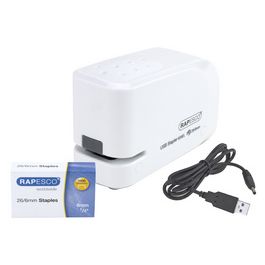 RAPESCO Agrafeuse électrique 626EL, blanc