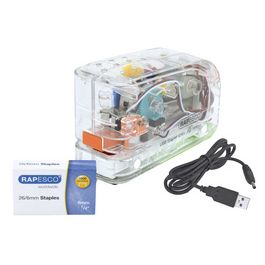 RAPESCO Agrafeuse électrique 626EL, transparent