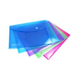 RAPESCO Pochette à documents, A5, PP, couleurs assorties x5