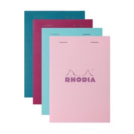 RHODIA Bloc agrafé No. 13, format A6, quadrillé 5x5, assorti x10
