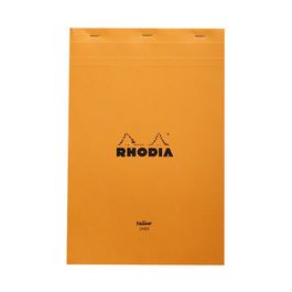 RHODIA Bloc agrafé No. 19 Yellow, A4+, ligné, orange