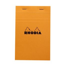 RHODIA Bloc agrafé No.14, 110 x 170 mm, quadrillé 5x5 orange