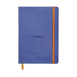 RHODIA Carnet souple RHODIARAMA, A6, ligné, bleu saphir