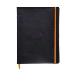 RHODIA Carnet souple RHODIARAMA, B5, ligné, noir