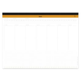 RHODIA Sous-main semainier non daté RHODIATIME, A3+