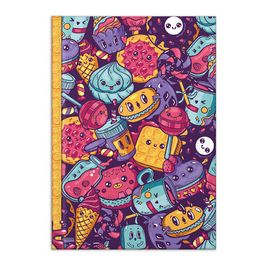 RNK Verlag Carnet de notes "Sweets", A4, 96 feuilles, uni