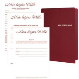 RNK Verlag Mappe "Mein letzter Wille" für 2 Personen
