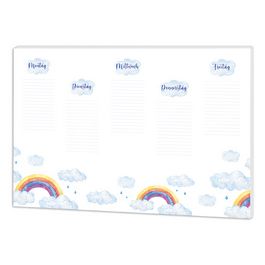 RNK Verlag Papier-Schreibunterlage "Rainbow", blanko