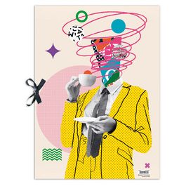 RNK Verlag Pochette de rangement à dessins "Pop art"