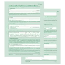 RNK Verlag Vordruck "Arbeitsvertrag Teilzeit-Beschäftigte" x10