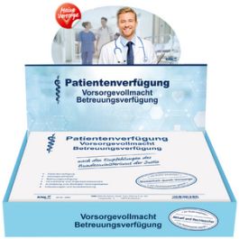 RNK Verlag Vordruck "Patientenverfügung", im Thekendisplay x10