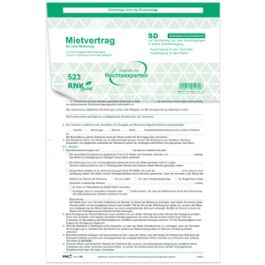 RNK Verlag Vordruck "Universal-Mietvertrag für Wohnungen" x25