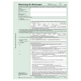 RNK Verlag Vordruck "Universal-Mietvertrag für Wohnungen" x25