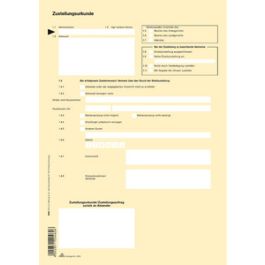 RNK Verlag Vordruck "Zustellungsurkunde", DIN A4