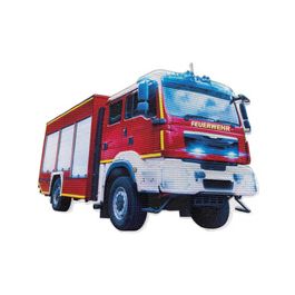 ROTH Bügelbild für DIY-Stoffschultüte, Feuerwehr