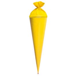 ROTH Bastelschultüte mit Verschluss, 700 mm, gelb