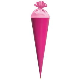 ROTH Bastelschultüte mit Verschluss, 700 mm, pink