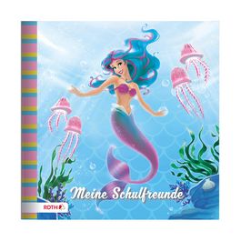 ROTH Freundebuch "Meerjungfrau", 165 x 165 mm, 64 Seiten