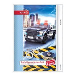 ROTH Hausaufgabenheft Kids für clevere Faule "Polizei 911"