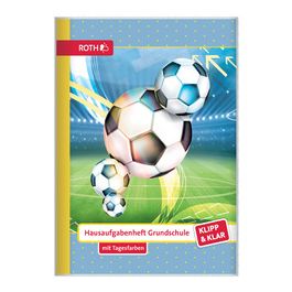 ROTH Hausaufgabenheft Klipp & Klar "Fußball"
