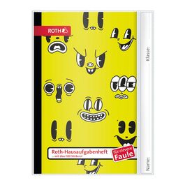 ROTH Hausaufgabenheft Teens für clevere Faule Fire Faces
