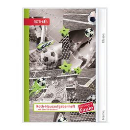 ROTH Hausaufgabenheft Teens für clevere Faule Soccer Collage