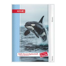 ROTH Hausaufgabenheft Tiere für clevere Faule "Orca"