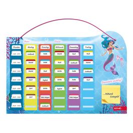 ROTH Klipp + Klar Stundenplan Steck Fix "Meerjungfrau"