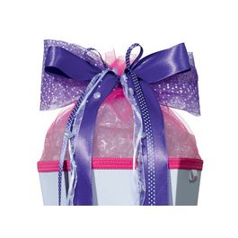 ROTH LED-Schultütenschleife "Shining Dots", lila/rosa