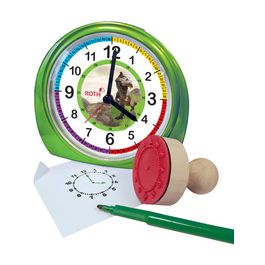ROTH Réveil pour enfants & tampon, kit "Tyrannosaure"