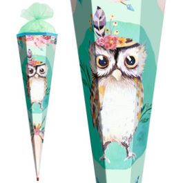 ROTH Schultüte "Eule Lieselotte", eckig, 850 mm